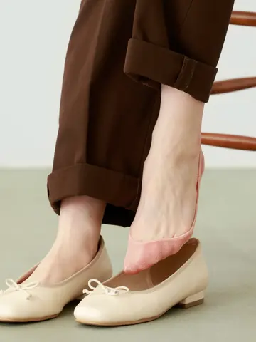 【吸水・速乾】無地カバーソックス