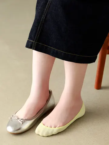 【吸水・速乾】無地カバーソックス