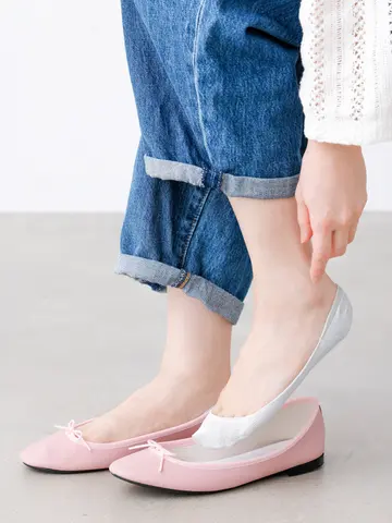 【ひんやり冷感】ラメカバーソックス