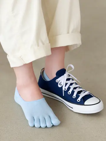 【消臭】深履き五本指カバーソックス