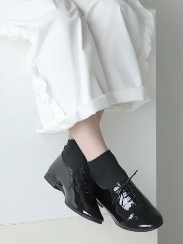 1×1リブちょい長ショートソックス