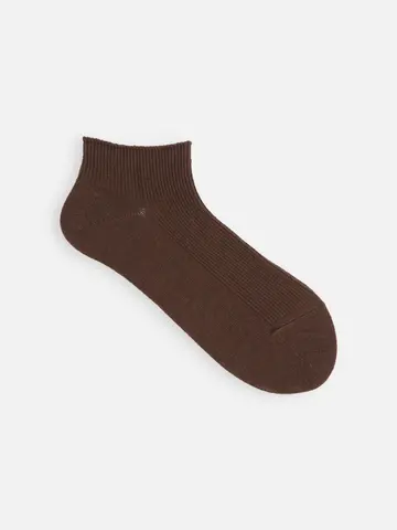 1×1リブちょい長ショートソックス