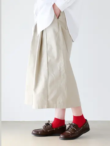 1×1リブちょい長ショートソックス