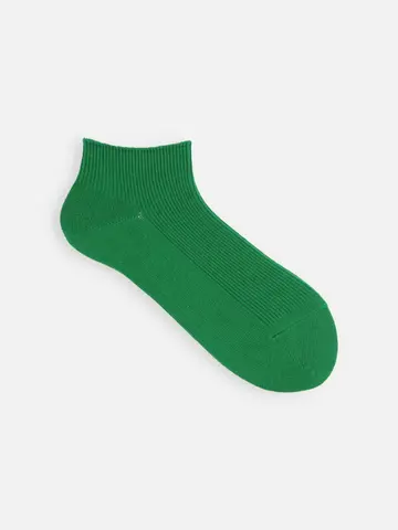 1×1リブちょい長ショートソックス