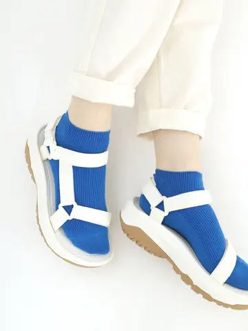 1×1リブちょい長ショートソックス