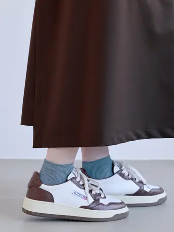 1×1リブちょい長ショートソックス