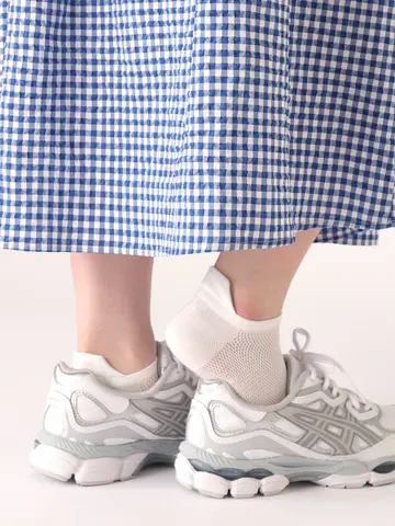 【New冷感ドライ】 メッシュアキレスガードスニーカー用ソックス