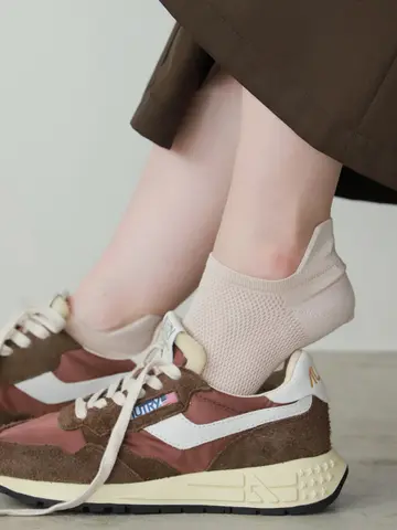 【冷感ドライ】 メッシュアキレスガードスニーカー用ソックス