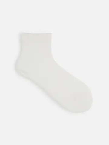 【冷感ドライ】フロントヘリンボーンメッシュショートソックス