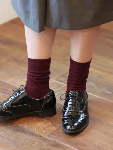 【定番】2WAY無地ショートソックス