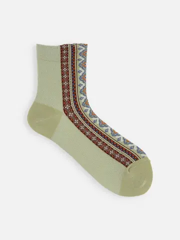 【さらっと冷感】メッシュブレードショートソックス