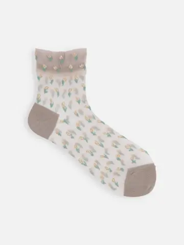 チュールチューリップショートソックス