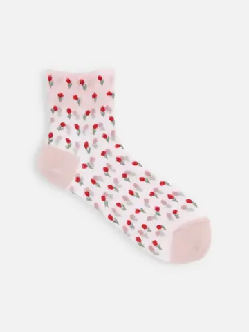 チュールチューリップショートソックス