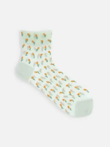 チュールチューリップショートソックス