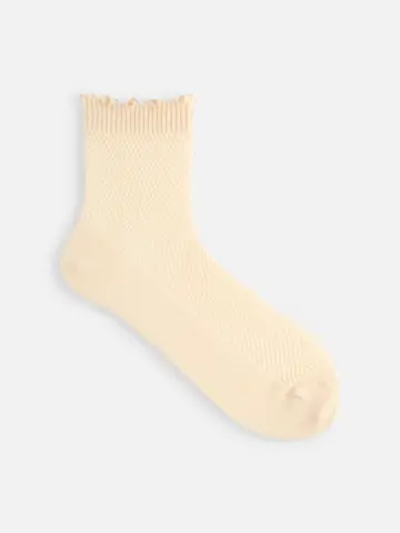 メロウ総メッシュショートソックス