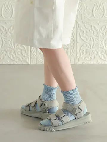 メロウ総メッシュショートソックス