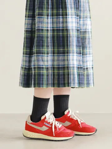 【WEB限定】薄手6×2リブショートソックス