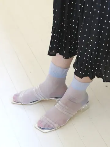 オールシアーショートソックス