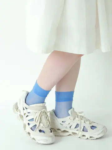 オールシアーショートソックス