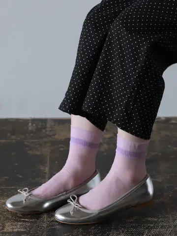 オールシアーショートソックス