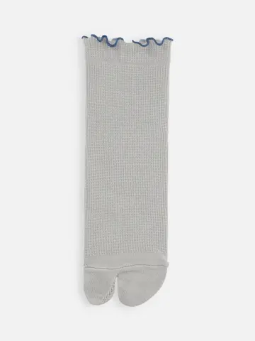 ワッフルメロウ足袋ショートソックス