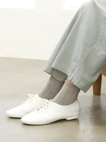 【定番】太リブショートソックス