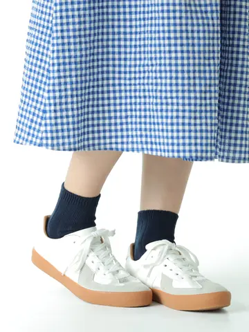 【定番】太リブショートソックス