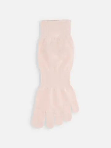 【綿100%】ゴム長五本指ショートソックス(23〜24cm)