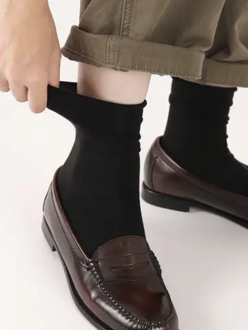 くるくるベタショートソックス