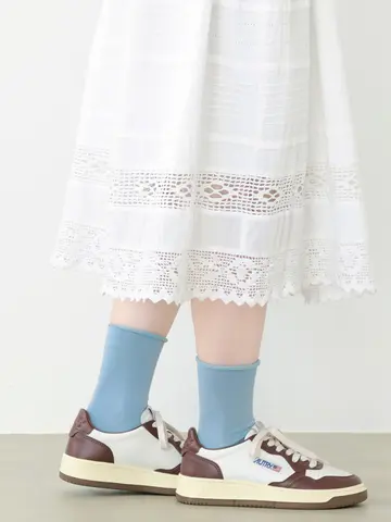 くるくるベタショートソックス