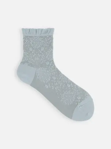 フロート花冠ドットショートソックス