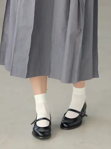 【定番】ラメゴム長ショートソックス