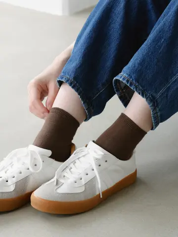 【迷ったらコレ】スタンダード無地ショートソックス