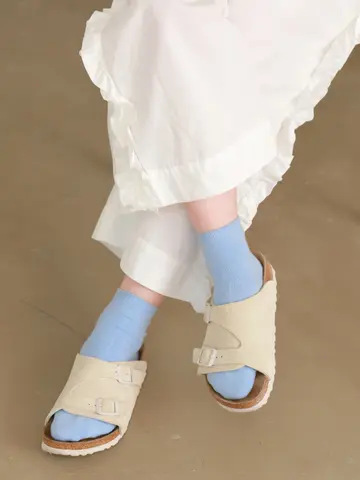 【定番】コットンブレンドショートソックス