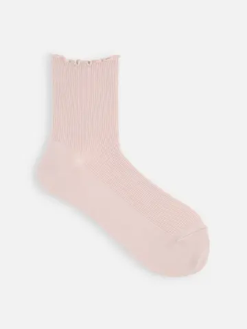 【ゴムくちソフト】メロウリブショートソックス