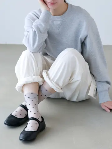 チュールハートショートソックス