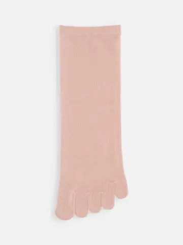 【消臭】無地五本指ショートソックス