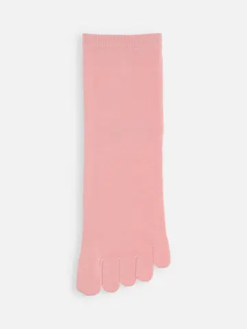 【消臭】五本指無地ショートソックス