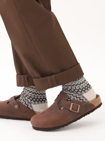 紡毛フェアアイルショートソックス