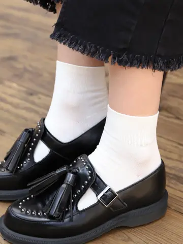 ホログラム風ラメショートソックス