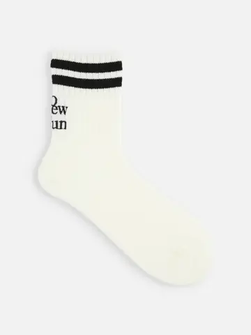 ラインロゴ刺繍ショートソックス