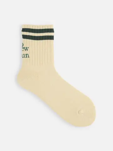 ラインロゴ刺繍ショートソックス