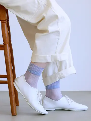 フロートクレープショートソックス