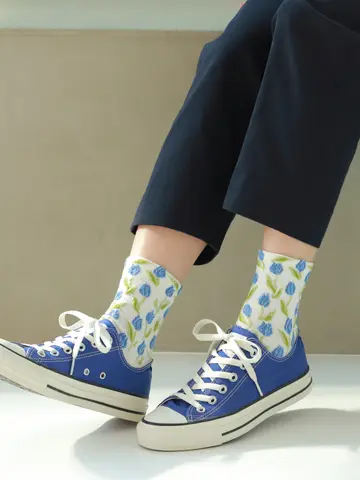 チューリップフロートショートソックス