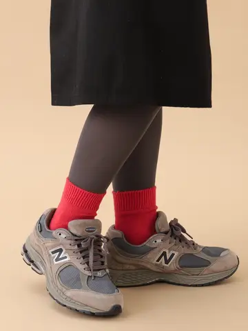 紡毛ベタショートソックス