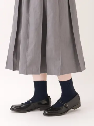 紡毛ベタショートソックス