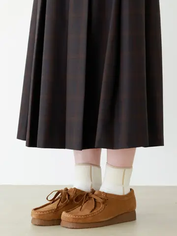 ボアパイピング風ショートソックス