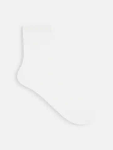 クロシェ風パッチワーク柄ショートソックス