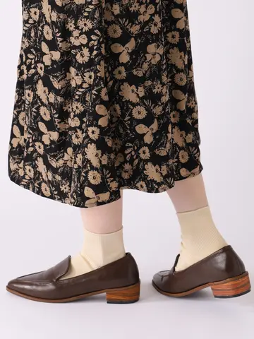 【定番】1×1リブショートソックス