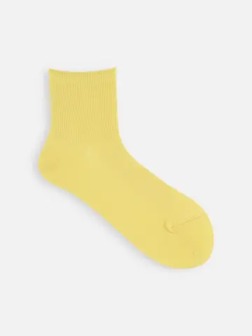 【定番】1×1リブショートソックス